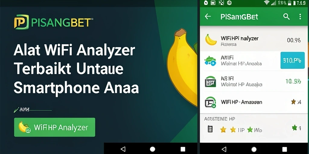 Tampilan antarmuka PISANGBET menampilkan analisis jaringan WiFi yang jelas.